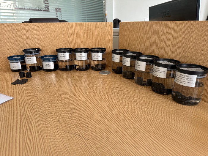 Chemical Test for Carbon Fiber Tubes and Plates